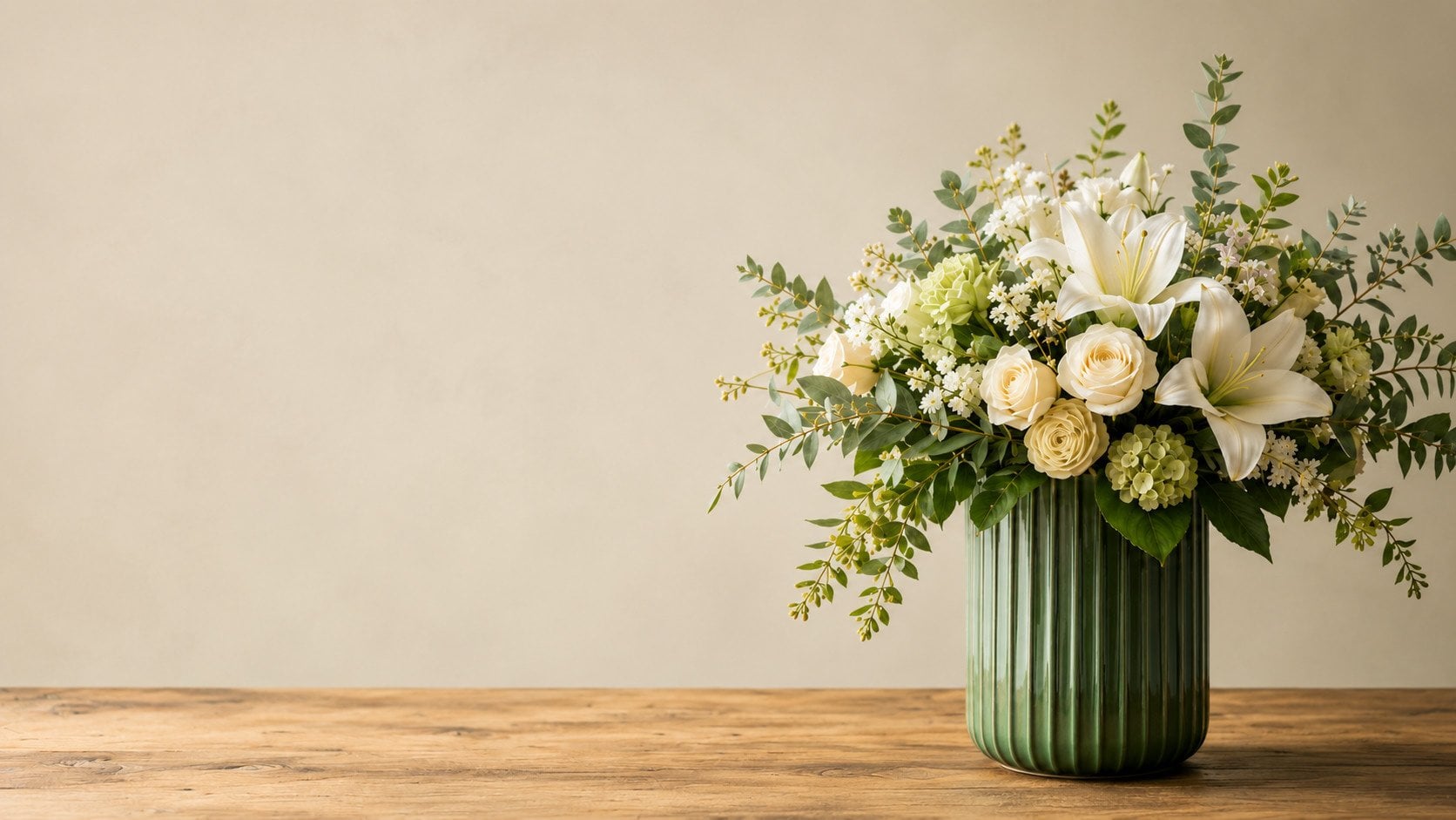 Arranjo de flores do Império das Rosas